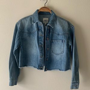 Oat New York Denim Jacket Crop